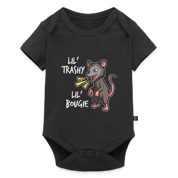 Opossum saying for animal lovers and possum - Baby Premium short-sleeve bodysuit - black - Front