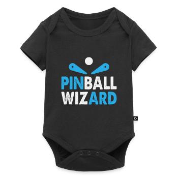 Pinball machine white blue Pinball Wizard Flipper - Baby Premium short-sleeve bodysuit - black - Front