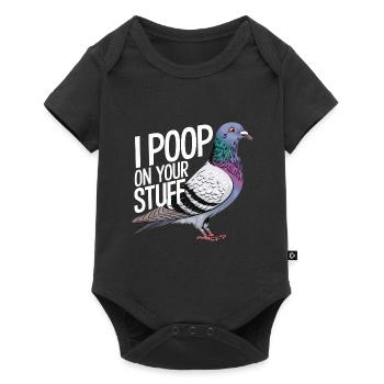 Pigeon Pigeons Animal Bird - Baby Premium short-sleeve bodysuit - black - Front