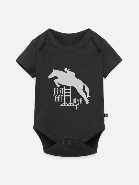 Cheval - Body à manches courtes Premium Bébé - noir