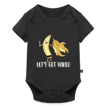 banana - Baby Premium short-sleeve bodysuit - black - Front