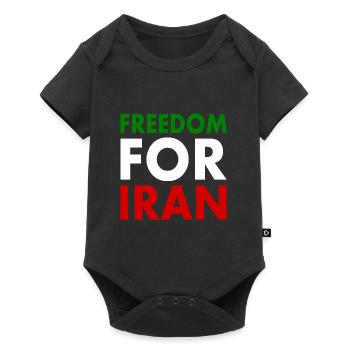 Freedom for iran - Baby Premium short-sleeve bodysuit - black - Front