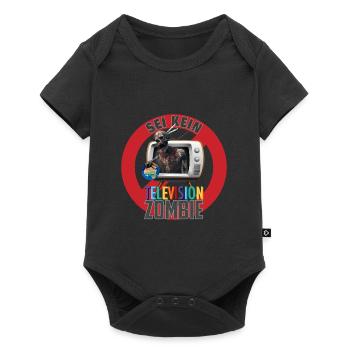 Sei kein Television Zombie TV Zombie - Baby Premium Kurzarmbody - Schwarz - Vorne