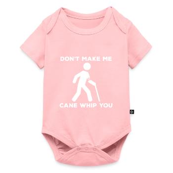 Visually impaired blind - Baby Premium short-sleeve bodysuit - rose - Front