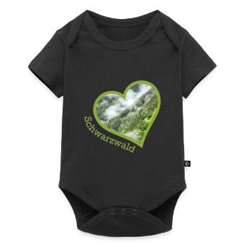 forêt Noire - Body à manches courtes Premium Bébé - noir - Devant