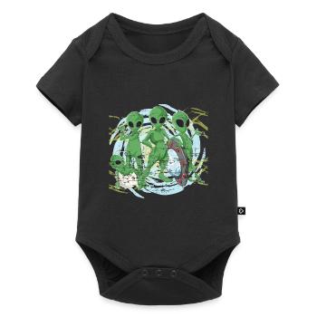 Alien - Baby Premium short-sleeve bodysuit - black - Front