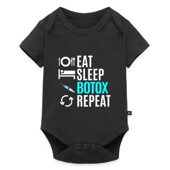 Botox - Baby Premium Kurzarmbody - Schwarz - Vorne
