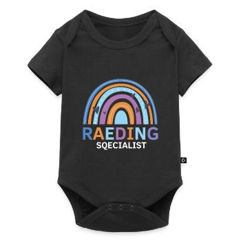 Dyslexia Awareness and Dyslexia Teachers - Baby Premium short-sleeve bodysuit - black - Front