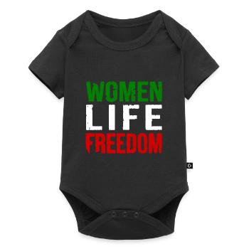 Women life freedom - Body à manches courtes Premium Bébé - noir - Devant