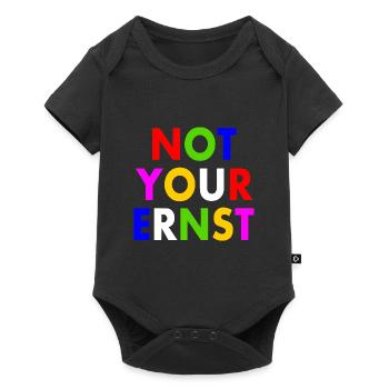 Not your ernst - Baby Premium Kurzarmbody - Schwarz - Vorne