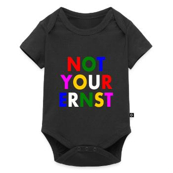 Not your ernst - Baby Premium Kurzarmbody - Schwarz - Vorne