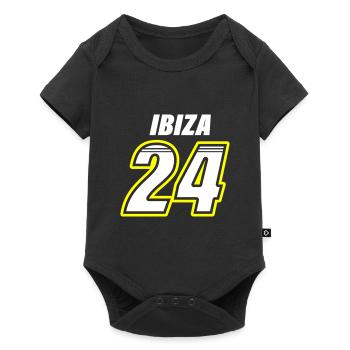 Ibiza 24 - Baby Premium short-sleeve bodysuit - black - Front