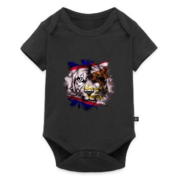American Samoa - Baby Premium short-sleeve bodysuit - black - Front