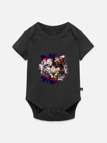 Amerikanisch-Samoa - Baby Premium Kurzarmbody - Schwarz
