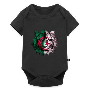 Algeria - Baby Premium short-sleeve bodysuit - black - Front
