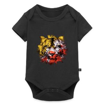 Bhutan - Baby Premium short-sleeve bodysuit - black - Front