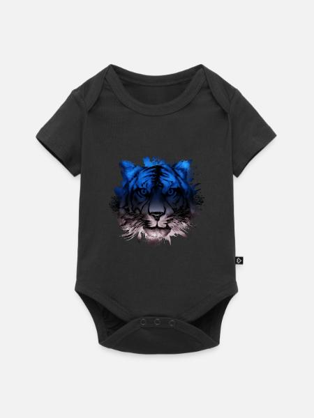 Estland - Baby Premium Kurzarmbody - Schwarz