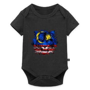 Malaisie - Body à manches courtes Premium Bébé - noir - Devant