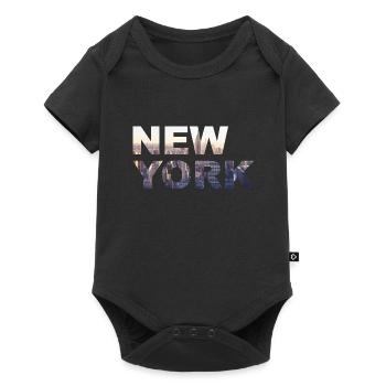 Ville de New York - Body à manches courtes Premium Bébé - noir - Devant