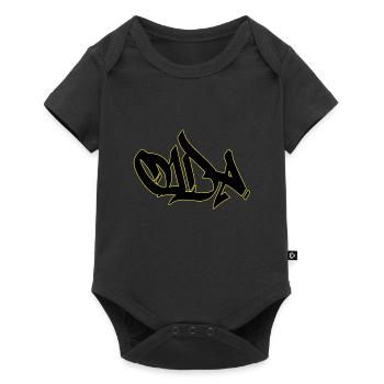 Oida - Baby Premium Kurzarmbody - Schwarz - Vorne