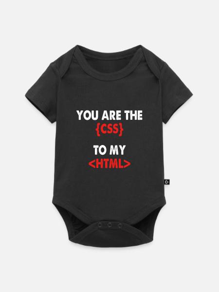 Programmieren - Baby Premium Kurzarmbody - Schwarz