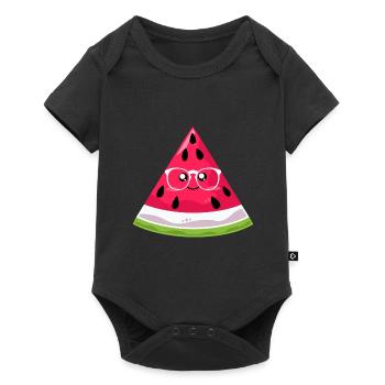 Pastèque - Body à manches courtes Premium Bébé - noir - Devant