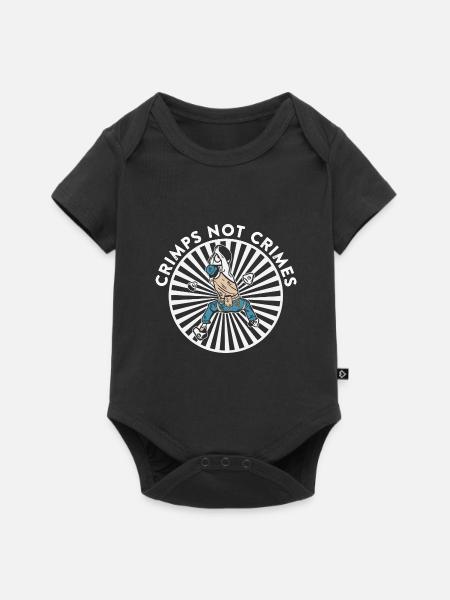 Klettern Bergsport Kletterer - Baby Premium Kurzarmbody - Schwarz