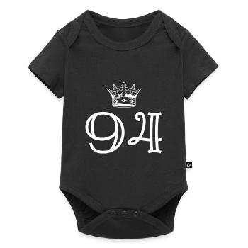 94 Couronne numérique - Body à manches courtes Premium Bébé - noir - Devant