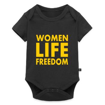Women life freedom - Baby Premium Kurzarmbody - Schwarz - Vorne