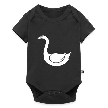 Croquis simple de dessin d'animaux sauvages en - Body à manches courtes Premium Bébé - noir - Devant