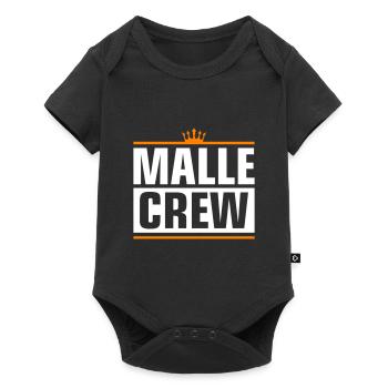 Malle Crew - Baby Premium short-sleeve bodysuit - black - Front