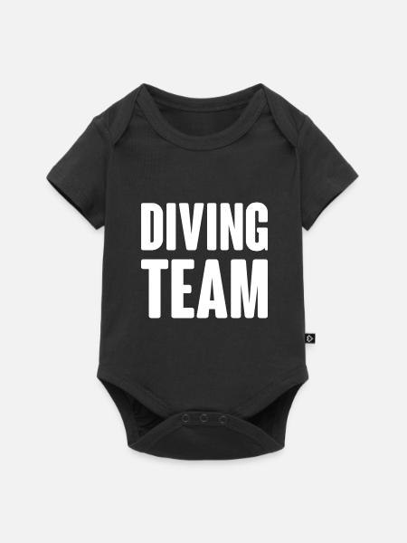 Diving Team - Baby Premium Kurzarmbody - Schwarz