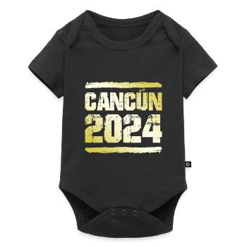 Cancún 2024 Médaille d’or - Body à manches courtes Premium Bébé - noir - Devant