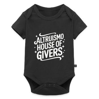 Altruismo Selfless Giving Giving School Spirit - Baby Premium short-sleeve bodysuit - black - Front