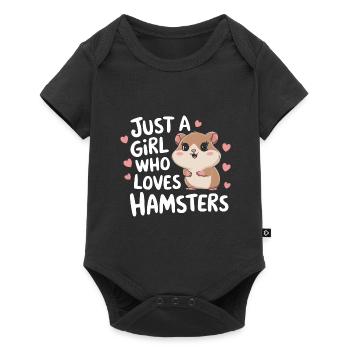 Hamster - Baby Premium short-sleeve bodysuit - black - Front