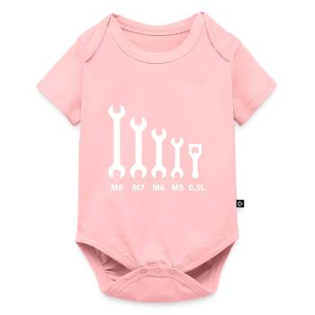 Car mechanic - Baby Premium short-sleeve bodysuit - rose - Front