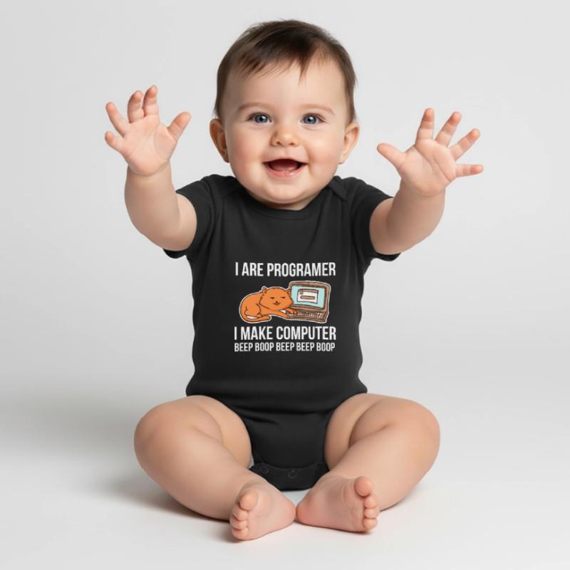 Programmierer-Chat-Humor für Coder und Baby Premium Kurzarmbody