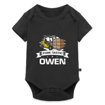Warehouse drivers and warehouse workers for forklifts - Baby Premium short-sleeve bodysuit - black - Front