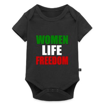 Women life freedom - Body à manches courtes Premium Bébé - noir - Devant