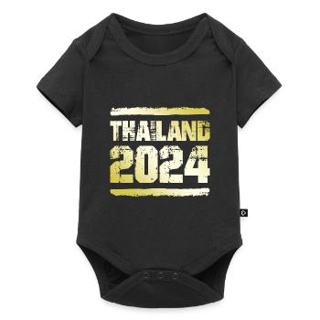 Thaïlande 2024 Médaille d’or - Body à manches courtes Premium Bébé - noir - Devant