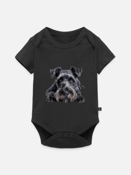 Kerry Blue Terrier - Baby Premium Kurzarmbody - Schwarz