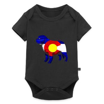 Colorado Colorado Hemd Colorado Liebhabergeschenk - Baby Premium Kurzarmbody - Schwarz - Vorne