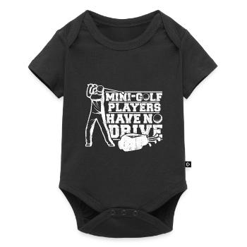 Golf Golfer Golfer Golfer Golf Course - Baby Premium short-sleeve bodysuit - black - Front