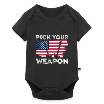 CHOISISSEZ VOTRE INSTRUMENT DE MUSIQUE DE GUITARE - Body à manches courtes Premium Bébé - noir - Devant
