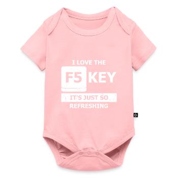 Conception de cybersécurité pour la sécurité informatique et les pirates informatiques - Body à manches courtes Premium Bébé - rose - Devant