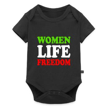 Women life freedom - Body à manches courtes Premium Bébé - noir - Devant