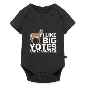 Conception de coyote pour les réacteurs de coyote - Body à manches courtes Premium Bébé - noir - Devant