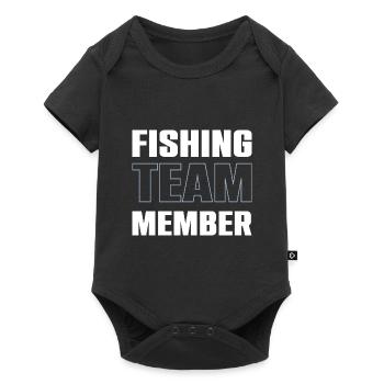 Équipe de pêche - Body à manches courtes Premium Bébé - noir - Devant