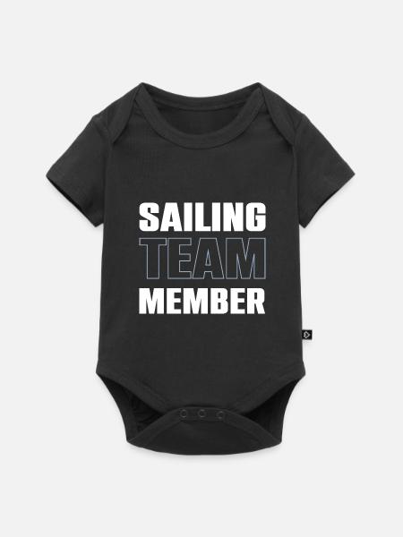 Sailing Team - Baby Premium Kurzarmbody - Schwarz