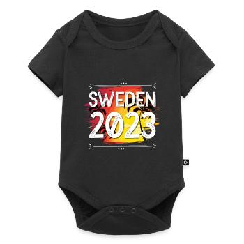 Suède 2023 - Body à manches courtes Premium Bébé - noir - Devant